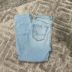 American Eagle Outfitters Light Blue Straight Leg Jeans